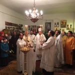 Karácsonyi másnapi főpapi szent liturgia a szegedi Szent György Nagyvértanú templomban